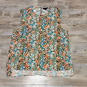 Ted Baker Floral Sleeveless Blouse
